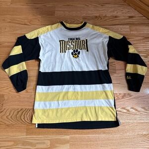 Vintage Mizzou Tigers Logo Athletic Hockey Jersey Mens Size XL Rare Missouri